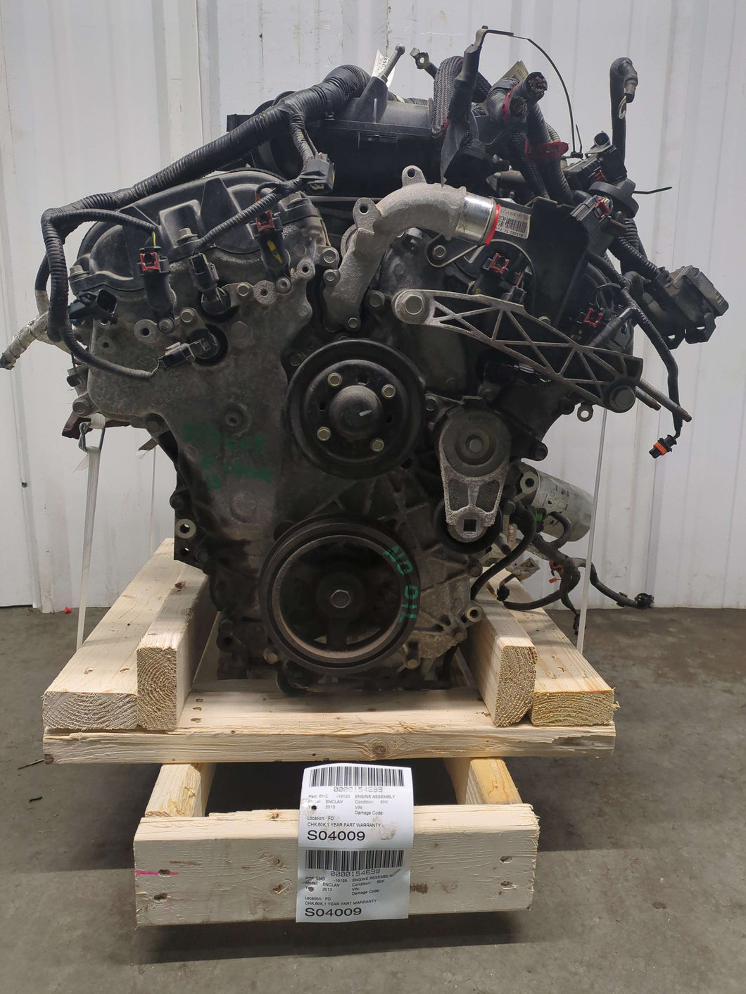 Engine Motor Buick Enclave 2013 - NW395692